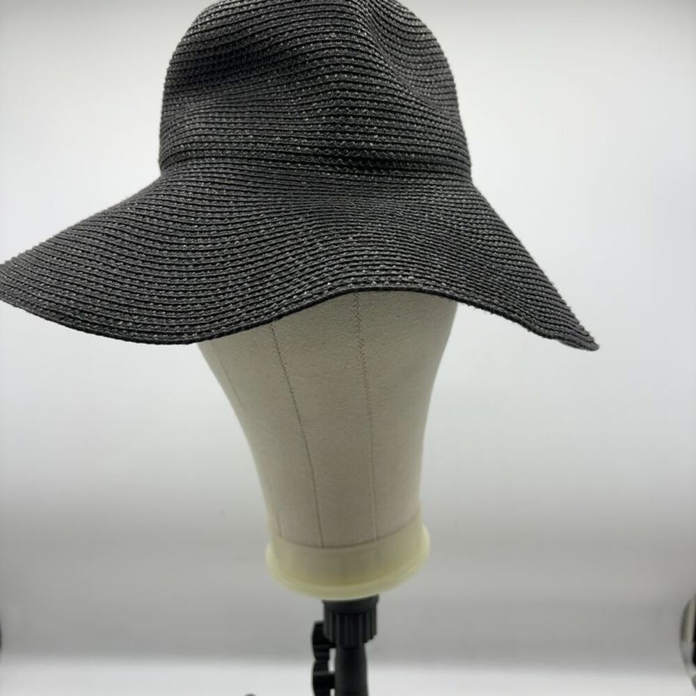 Eric Javits Wide Brim Sun Hat in Black